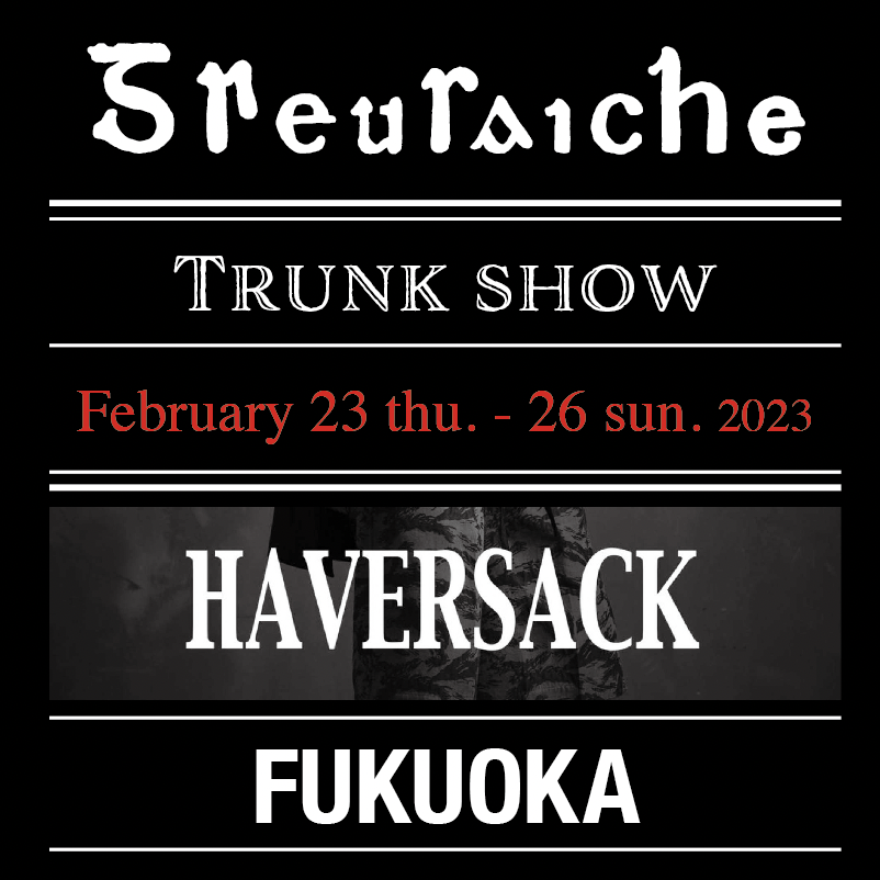 TRUNK SHOW -INFORMATION-